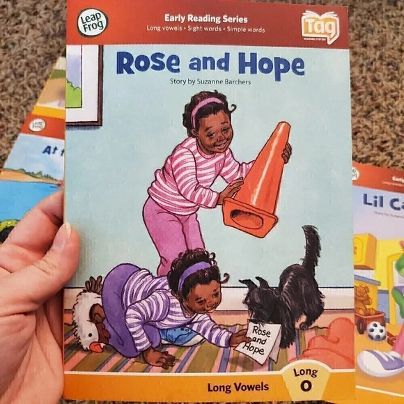 LOT of 6 TAG LEAP READER LONG VOWEL AIOUY Book Series COMPLETE - Picture 6 of 8